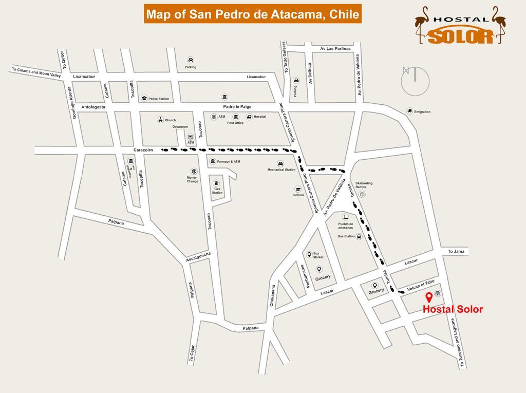 Hostal Solor San Pedro de Atacama Eksteriør billede
